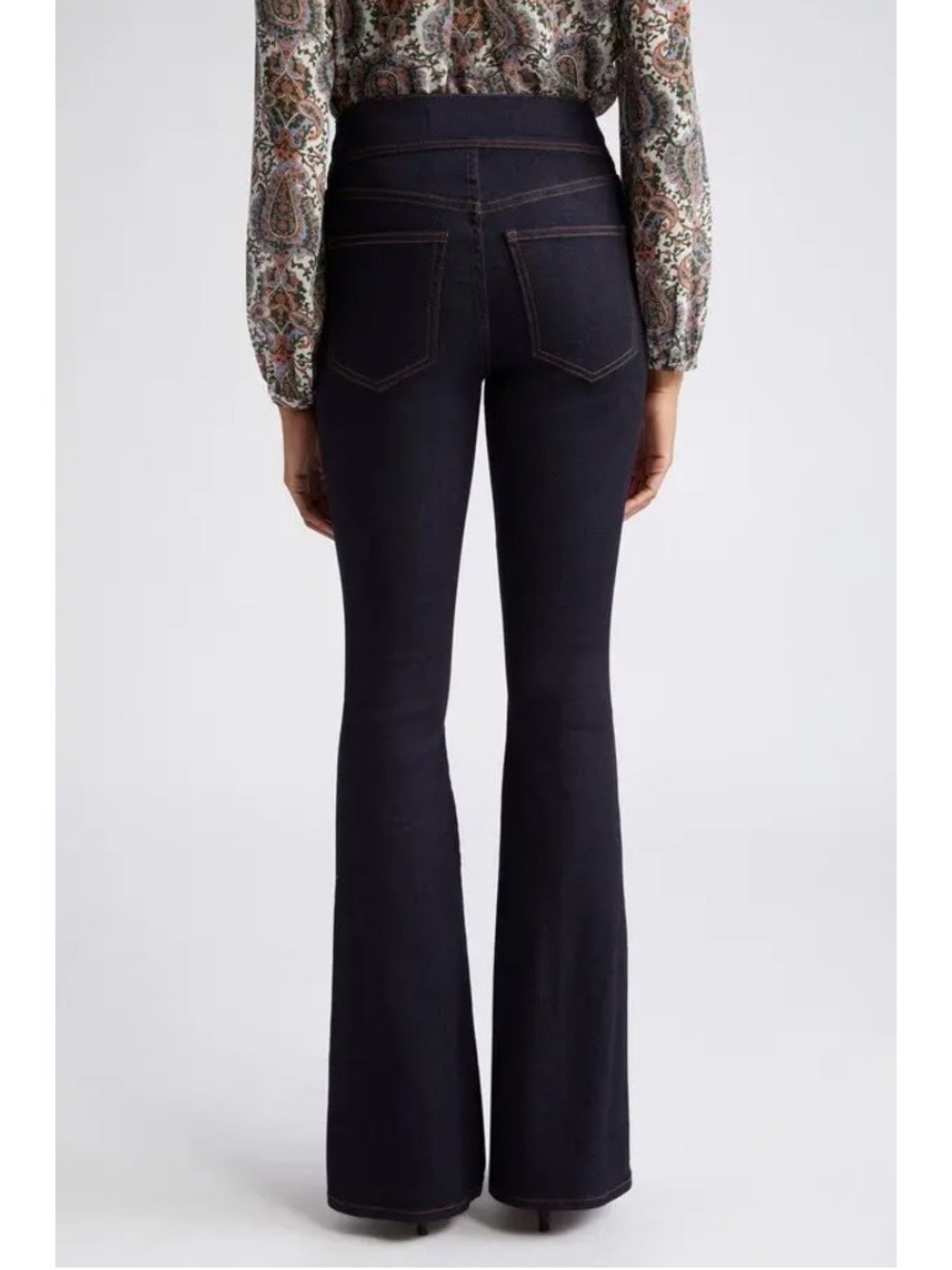 Veronica Beard High-Rise blue Flare Jeans size 30 nwt - Picture 2 of 13